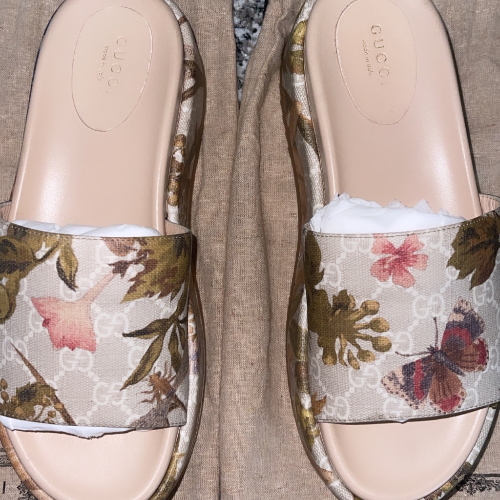靴 GUCCI 18SS RIVER SLIDE BEESTAR 26.5 GUCCI 18SS RIVER SLIDE BEESTAR 26.5